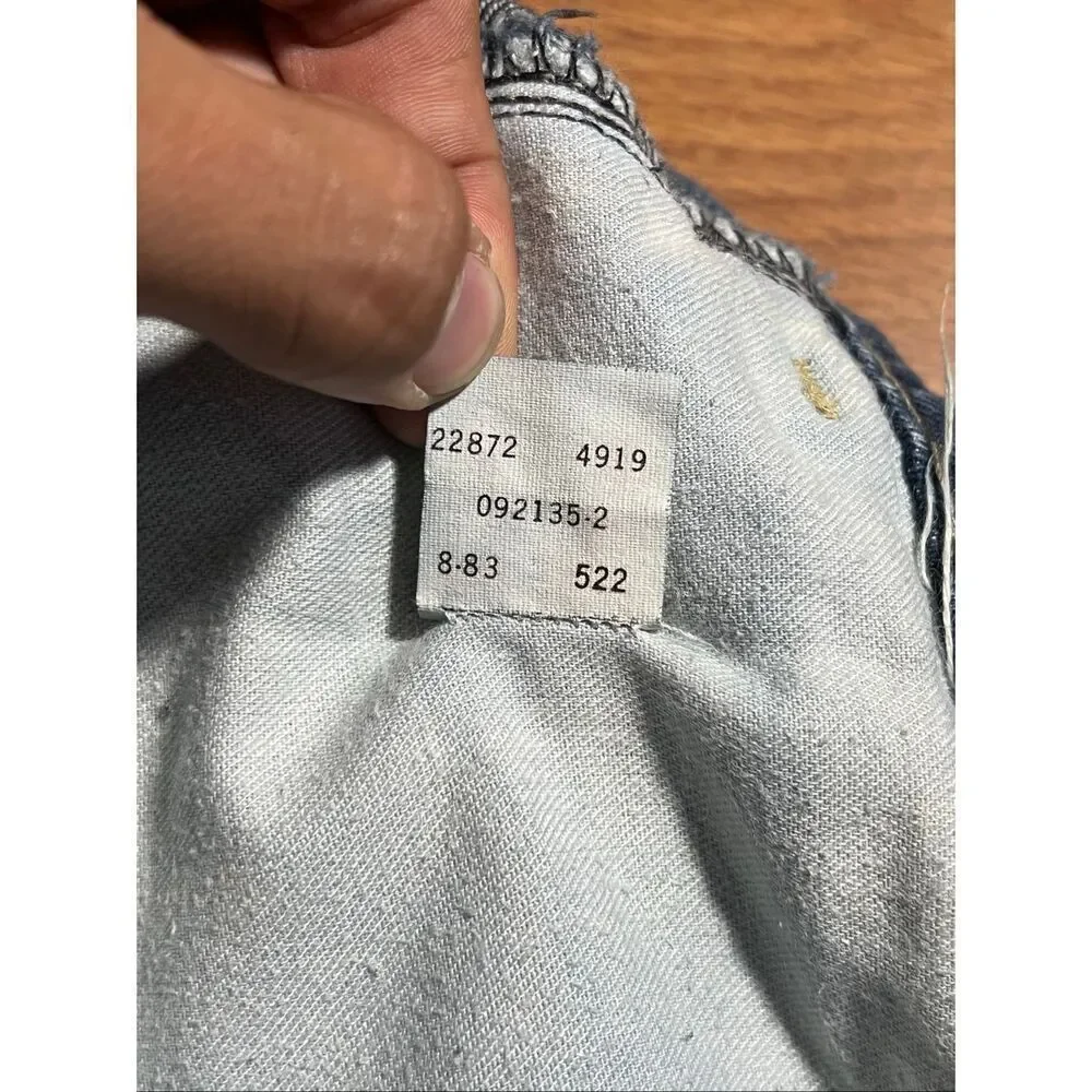 Vintage Levi’s Men’s 522 Slim Bootcut Blue Tab Jeans